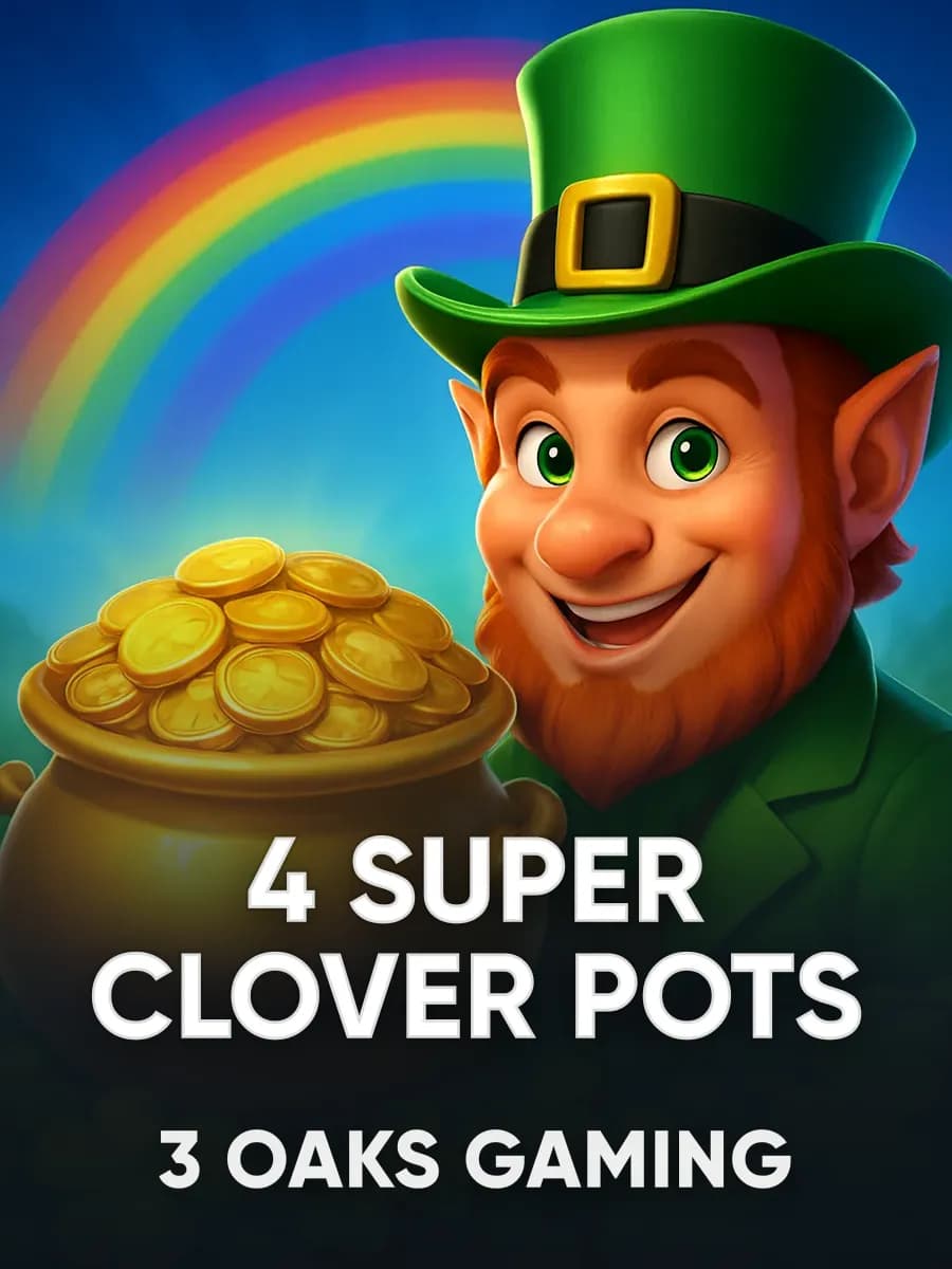 4 Super Clover Pots